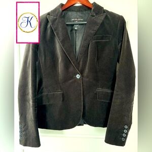 Black Velvet Blazer, New York & Company Black Vegan Velvet Blazer 🖤